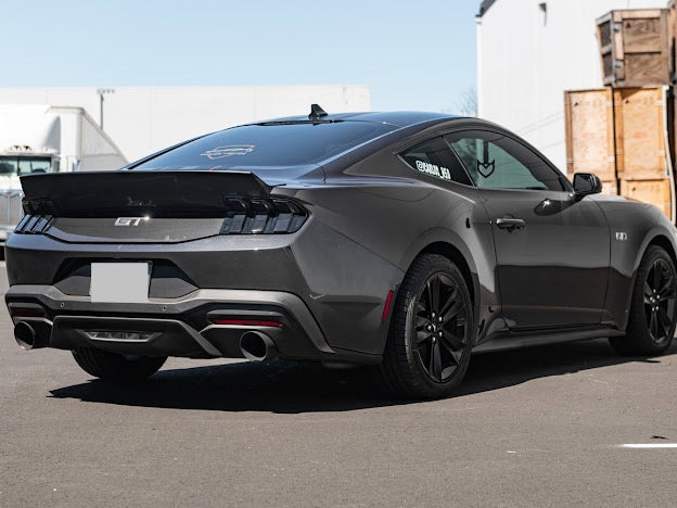 2024-UP FORD MUSTANG S650 | SMOKE TINTED REAR TAIL LIGHT TRIM BEZEL COVER